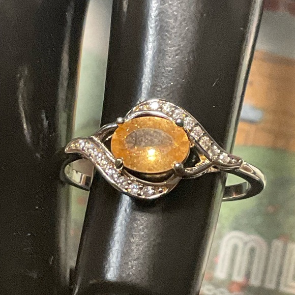 Yellow Garnet ring - Picture 6 of 7
